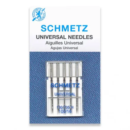 Schmetz symaskinsnålar Universal 130/705H Storlek 100 - 5 st